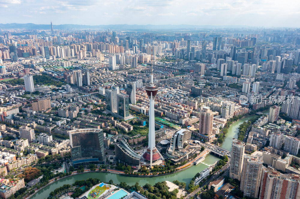 成都339电视塔航拍