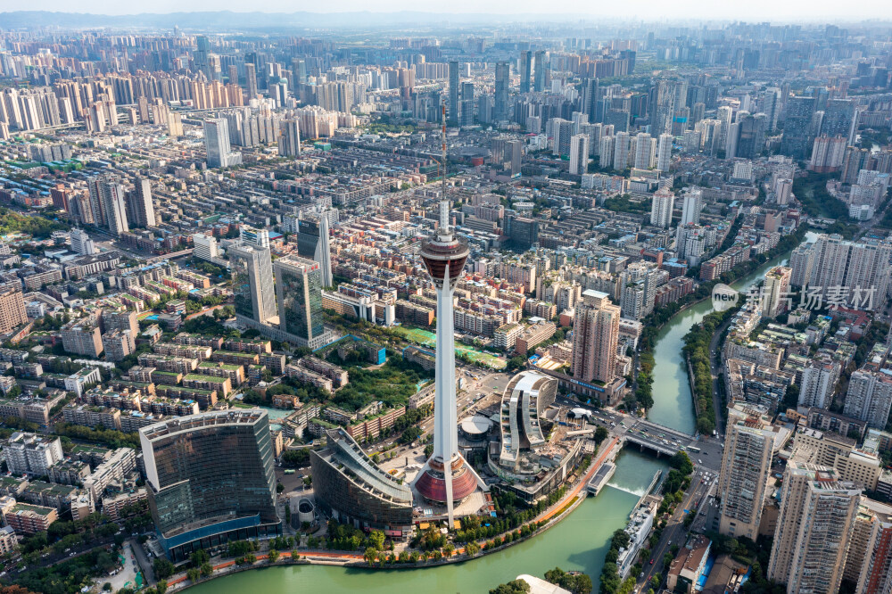 成都339电视塔航拍