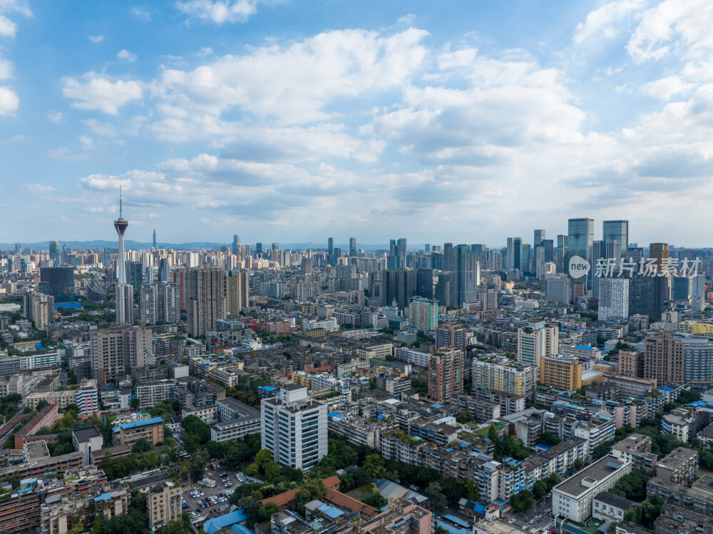 成都339电视塔航拍