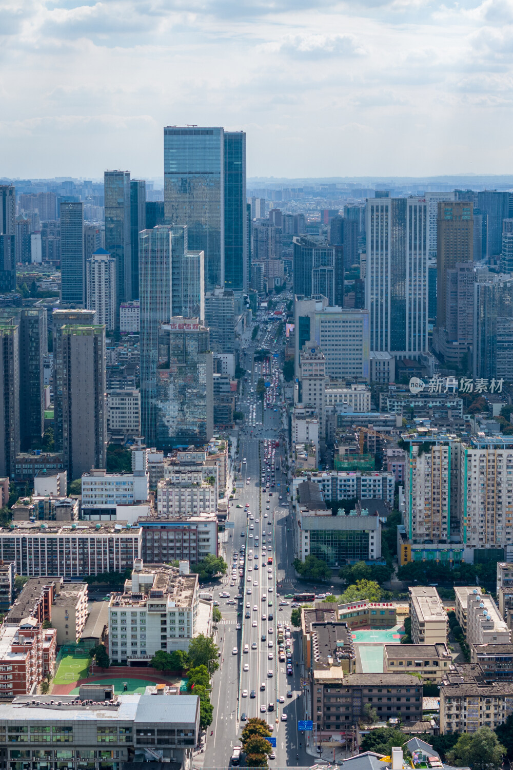 成都春熙路太古里ifs航拍