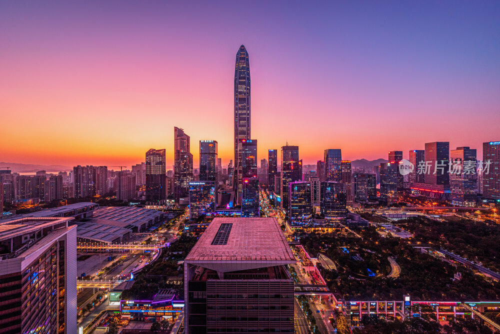 深圳城市风光地标建筑