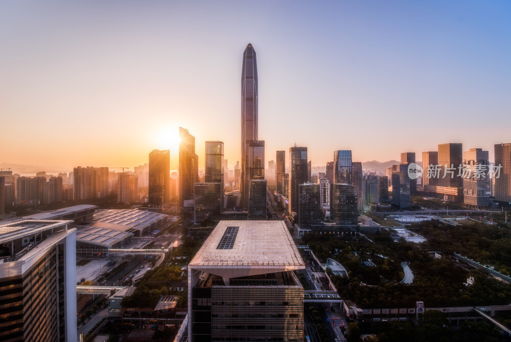 深圳城市风光地标建筑