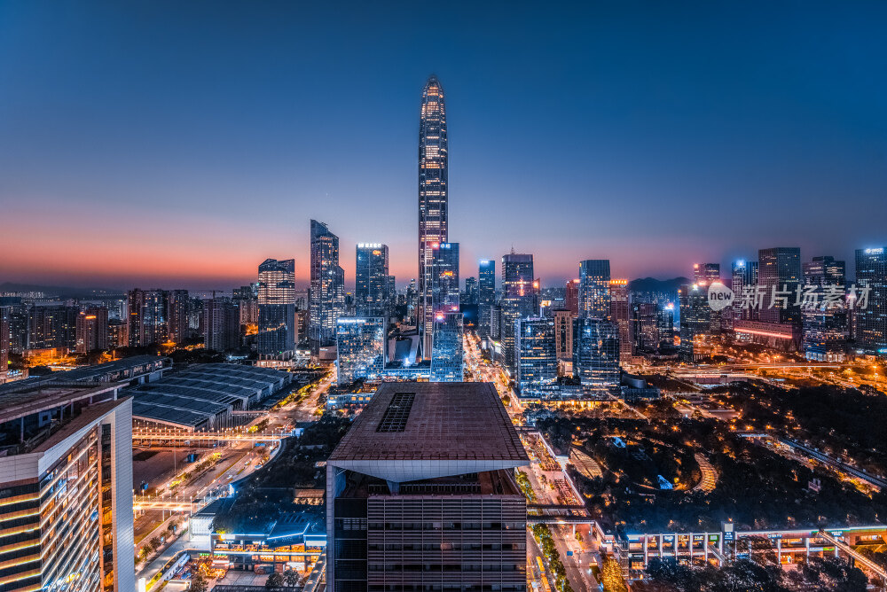 深圳城市风光地标建筑