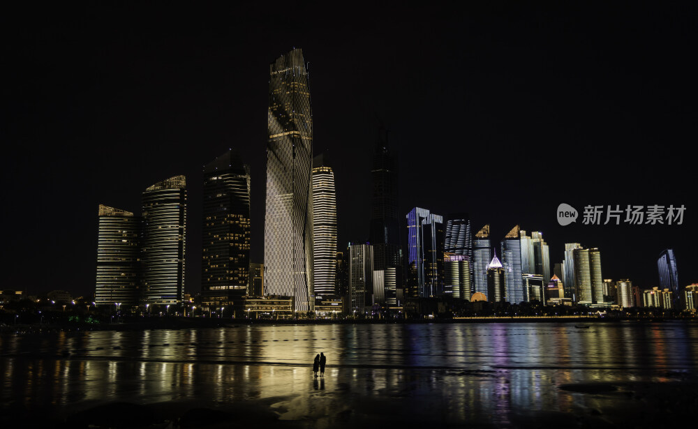 青岛浮山湾夜景
