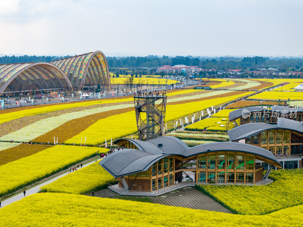 成都天府农博园航拍