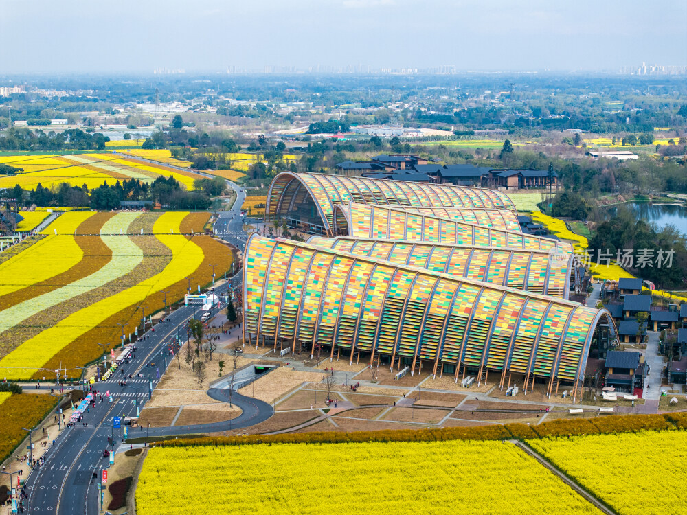 成都天府农博园航拍