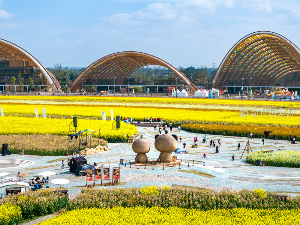 成都天府农博园航拍