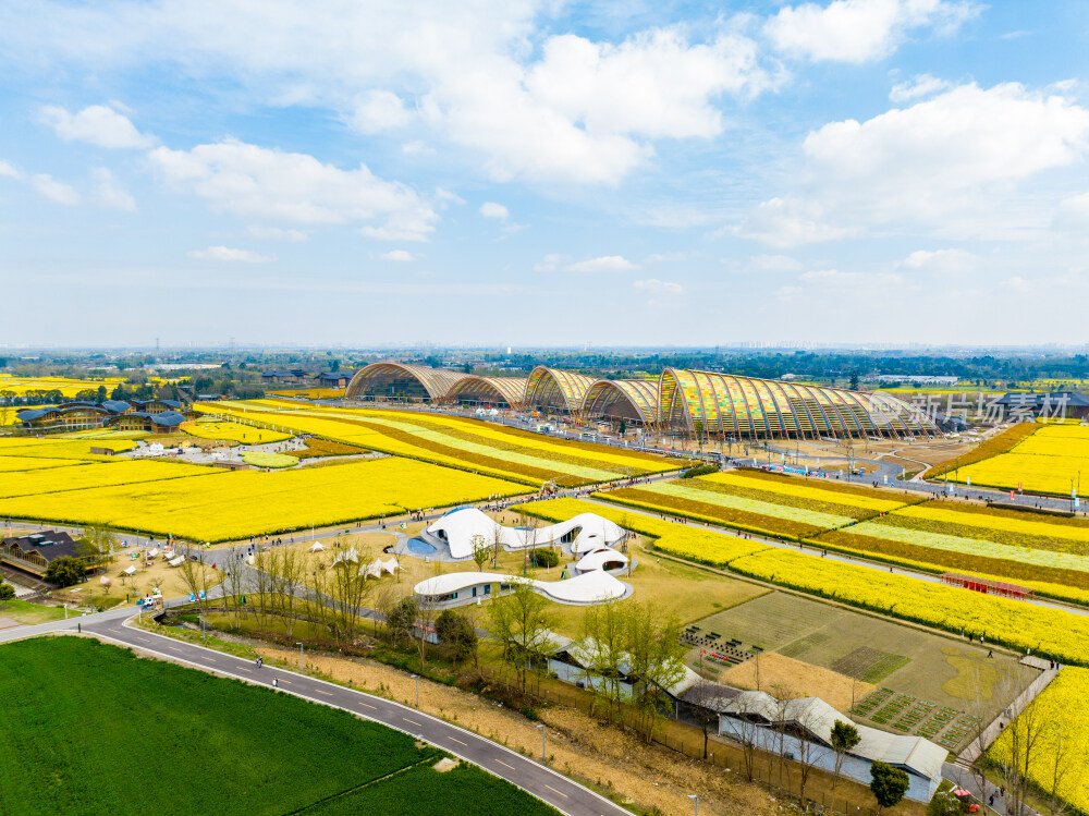 成都天府农博园航拍