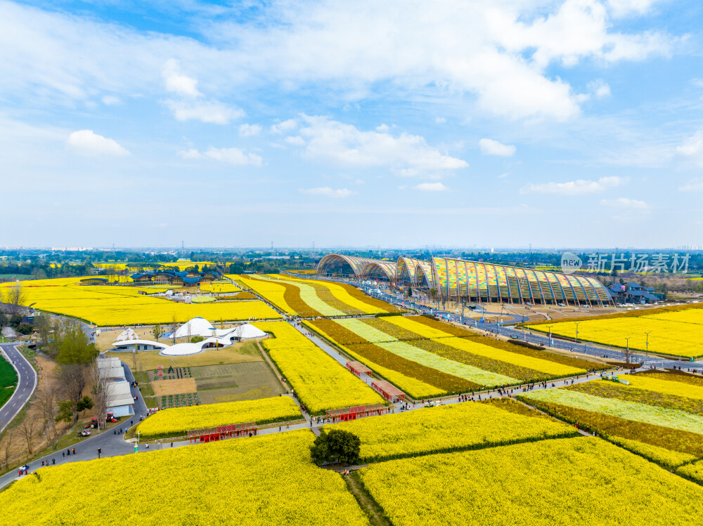 成都天府农博园航拍