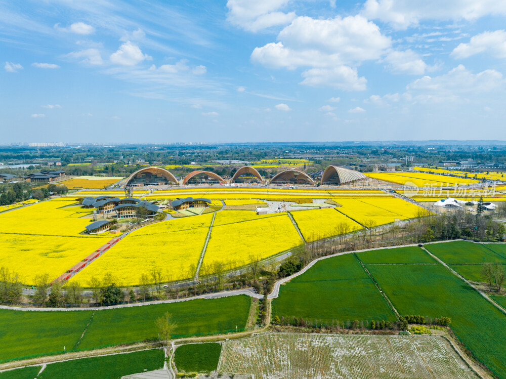 成都天府农博园航拍