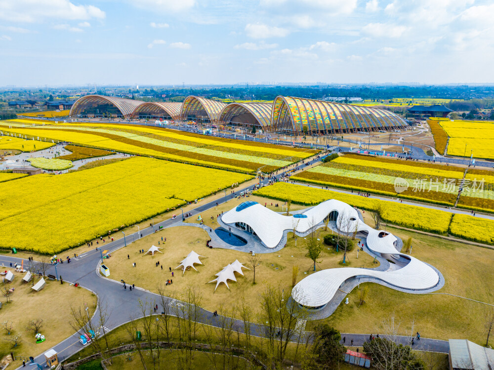 成都天府农博园航拍