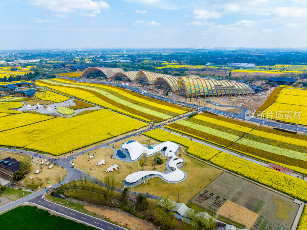 成都天府农博园航拍