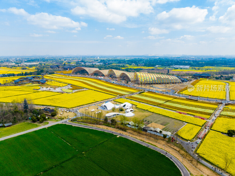 成都天府农博园航拍
