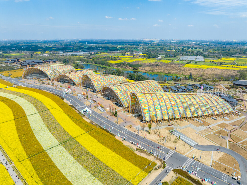 成都天府农博园航拍