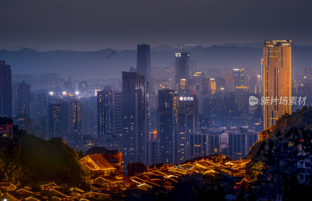 重庆主城区夜景