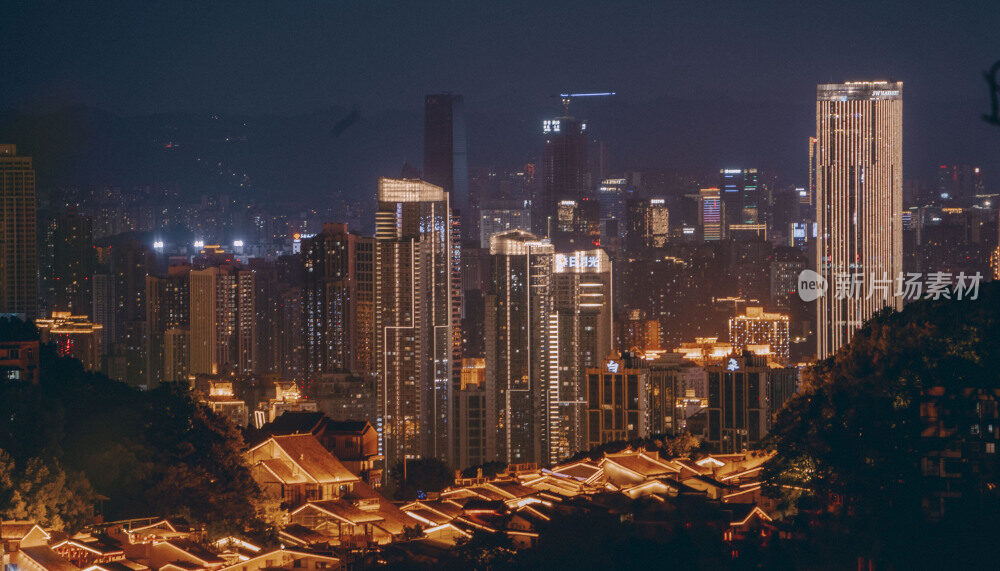 重庆主城区夜景