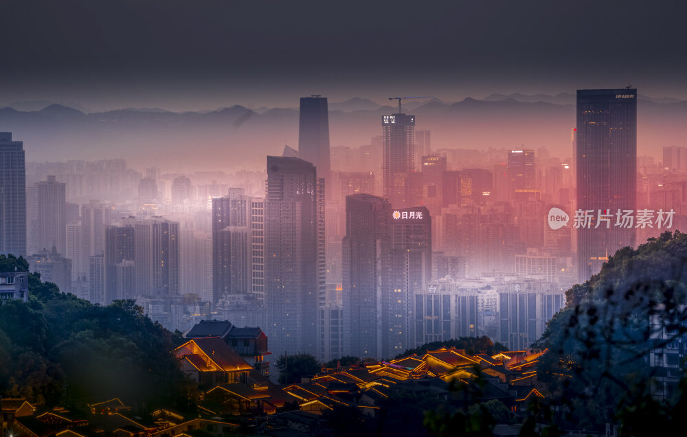 重庆主城区夜景