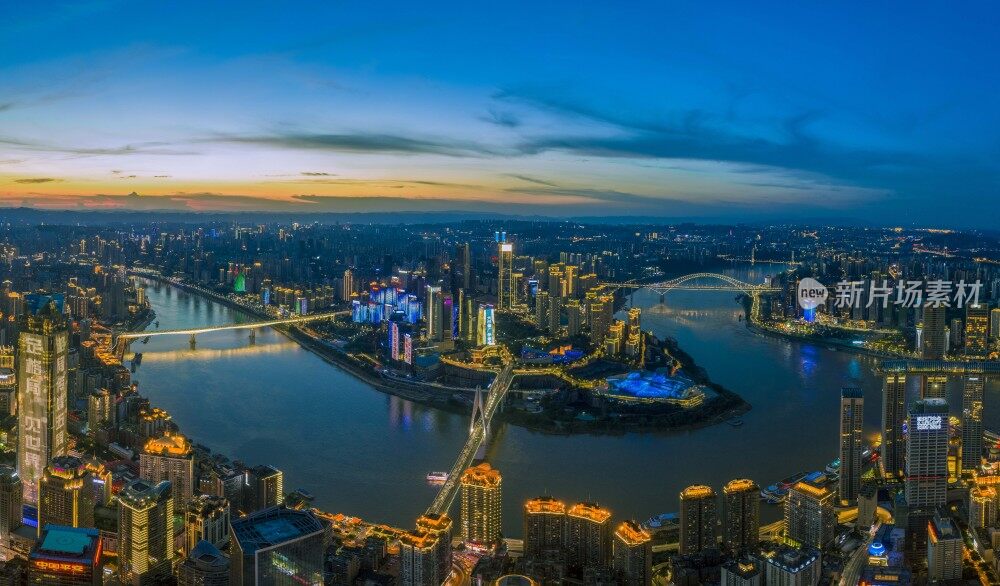 重庆主城区夜景