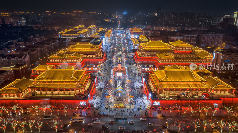 西安大唐不夜城夜景