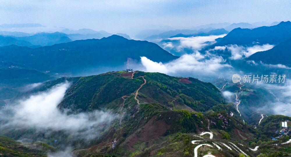 陕西安康市镇安县海棠山云海