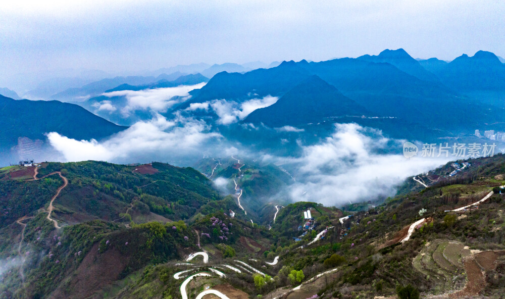 陕西安康市镇安县海棠山云海