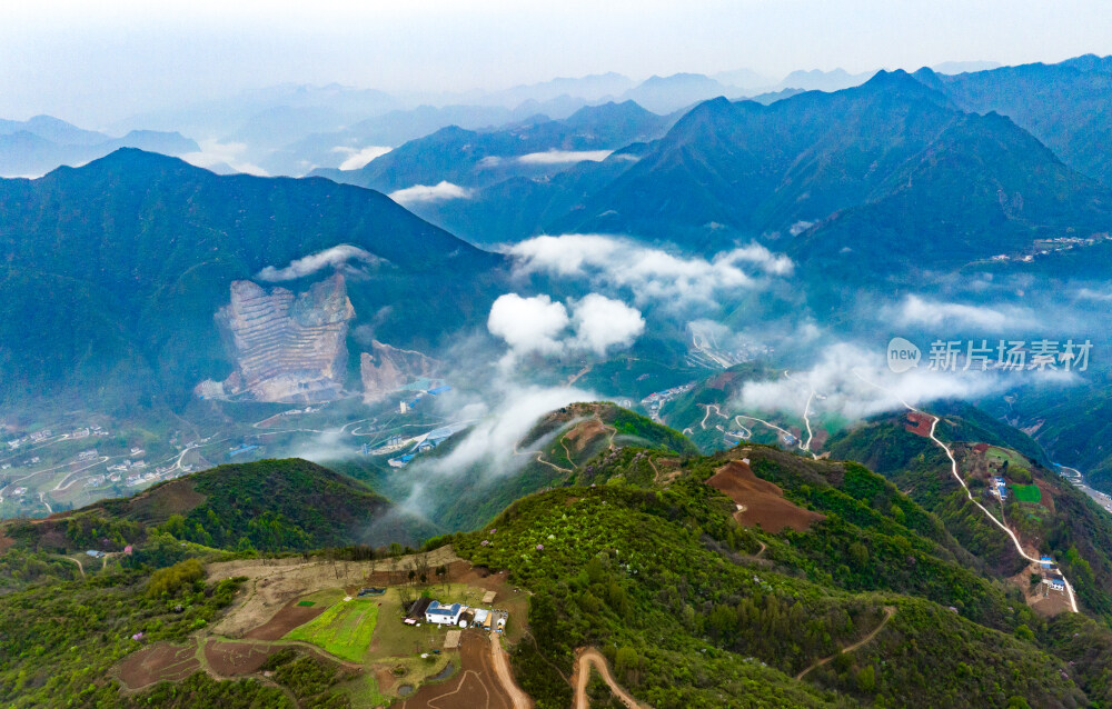陕西安康市镇安县海棠山云海