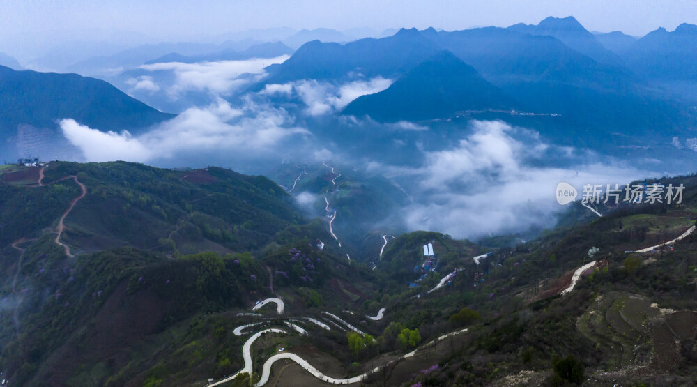 陕西安康市镇安县海棠山云海