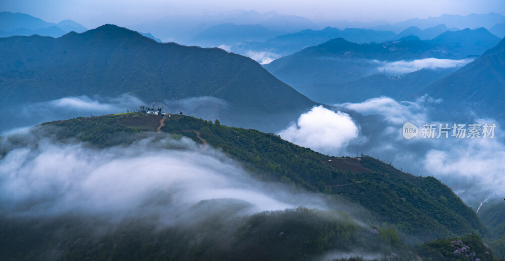 陕西安康市镇安县海棠山云海