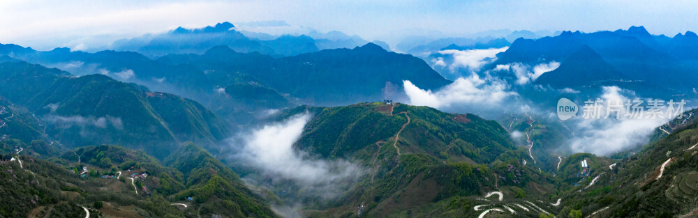 陕西安康市镇安县海棠山云海