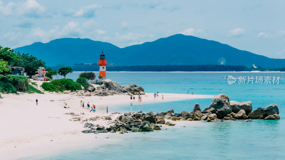 海南海岸风光旅游网红打卡地三亚蜈支洲岛