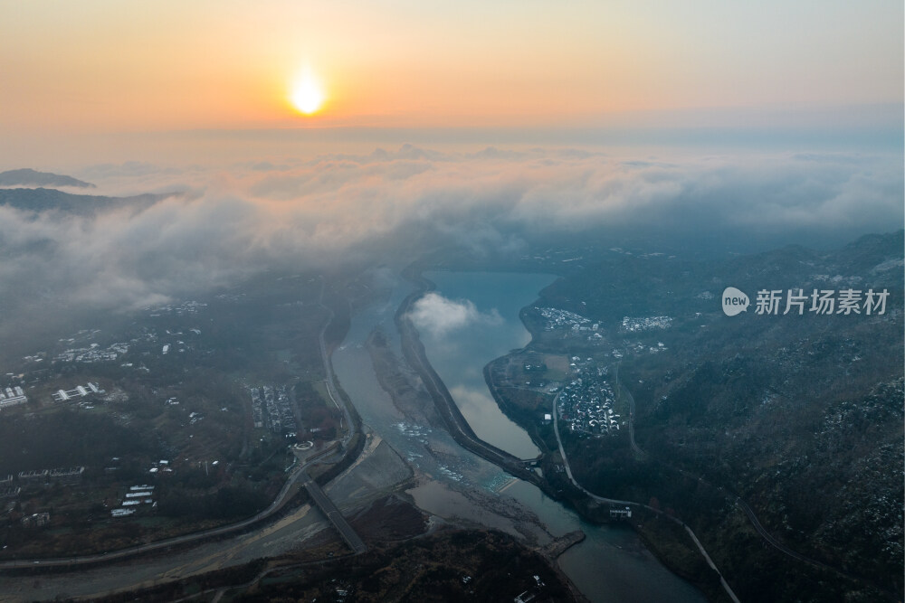 成都都江堰航拍