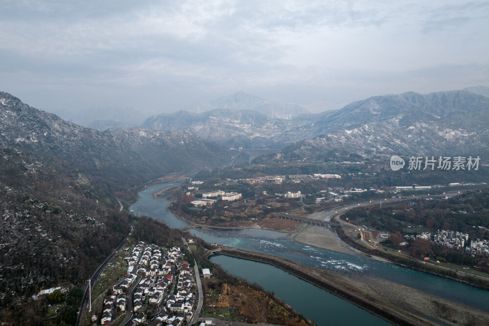 成都都江堰航拍