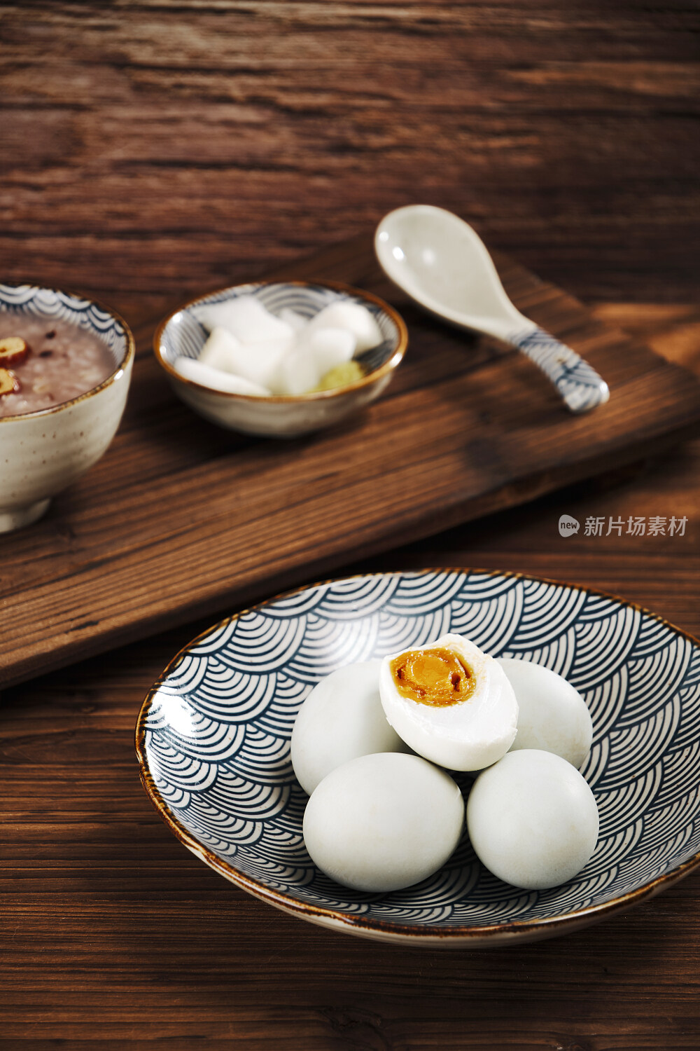 国风端午节风味可口咸鸭蛋静物