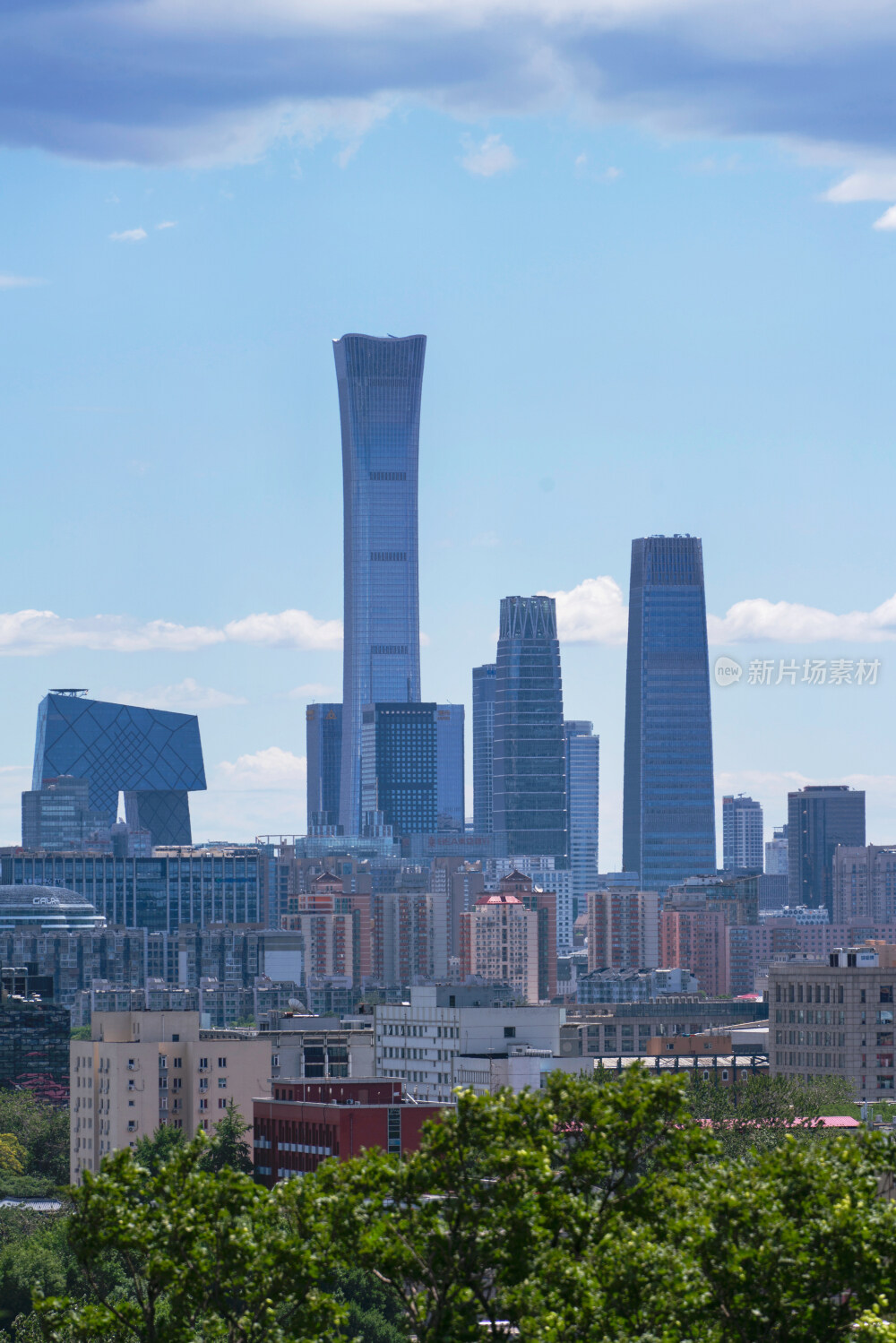 北京国贸CBD城市风光