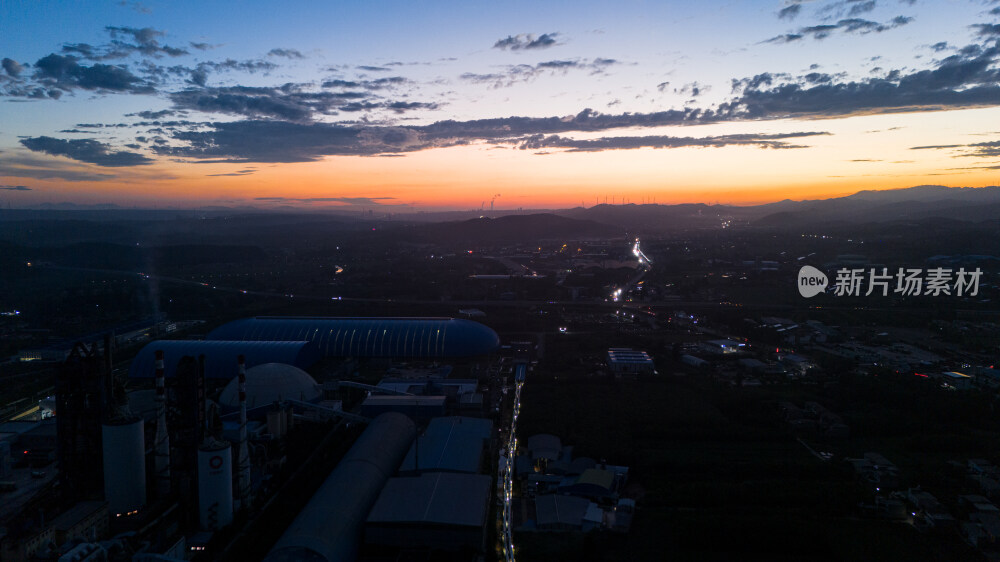 绝美晚霞实拍风景