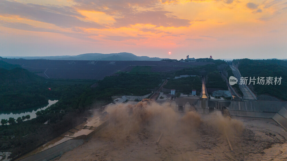 绝美史诗黄河小浪底水库实拍