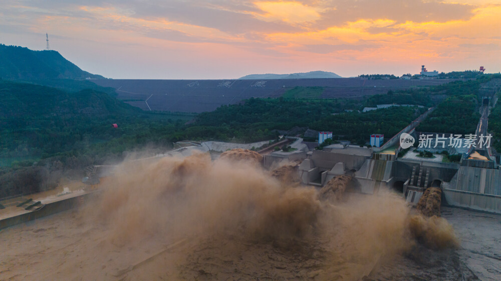 绝美史诗黄河小浪底水库实拍