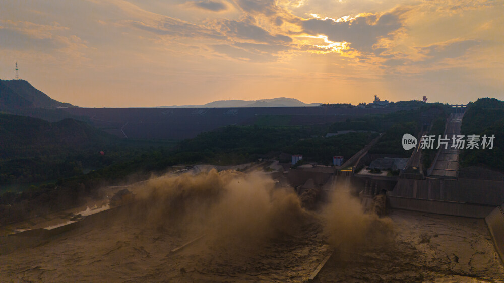 绝美史诗黄河小浪底水库实拍