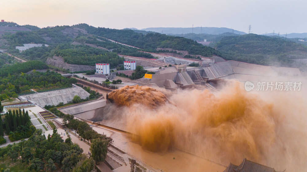 绝美史诗黄河小浪底水库实拍