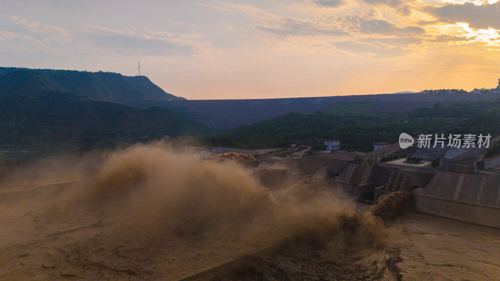 绝美史诗黄河小浪底水库实拍