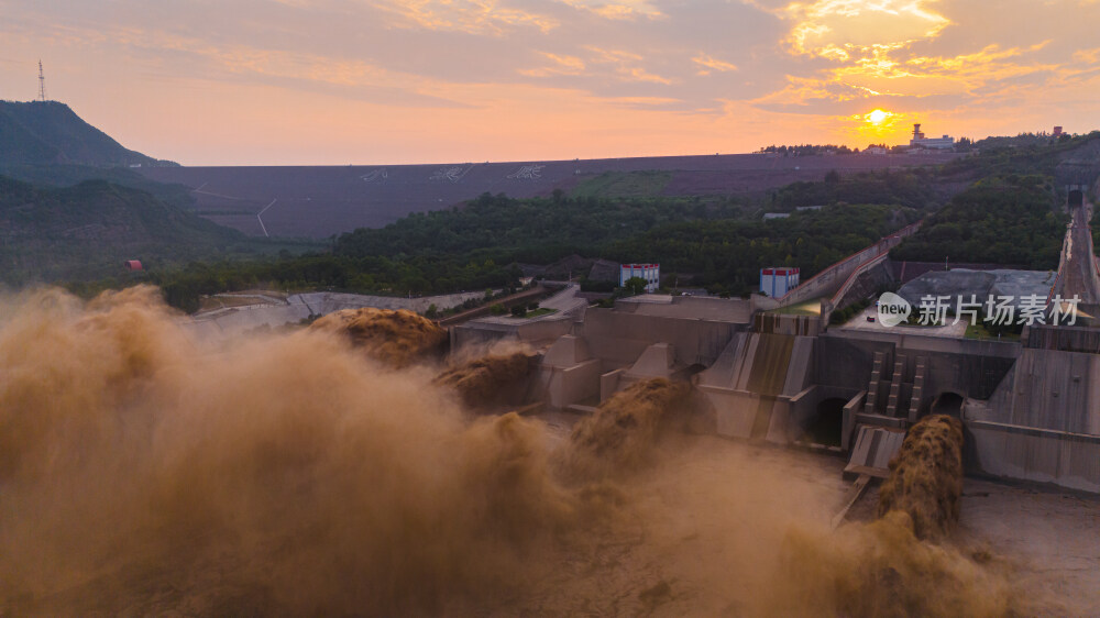 绝美史诗黄河小浪底水库实拍
