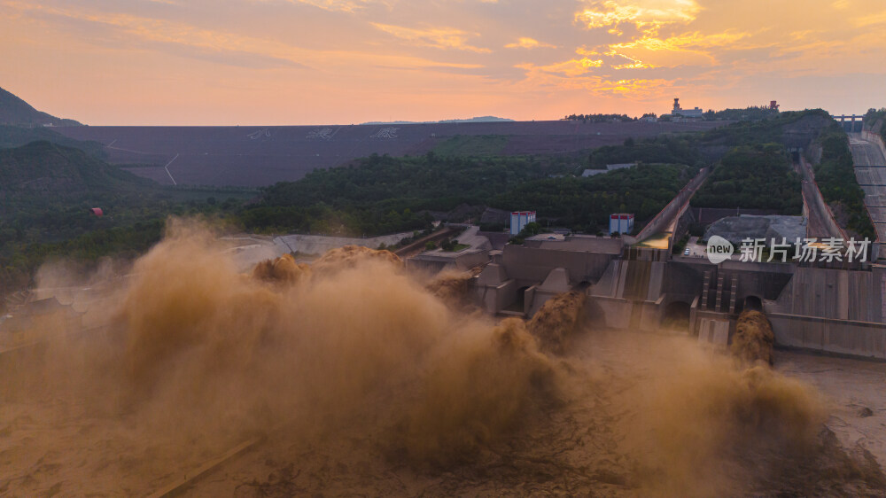绝美史诗黄河小浪底水库实拍