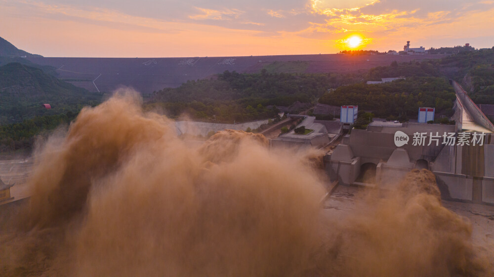 绝美史诗黄河小浪底水库实拍