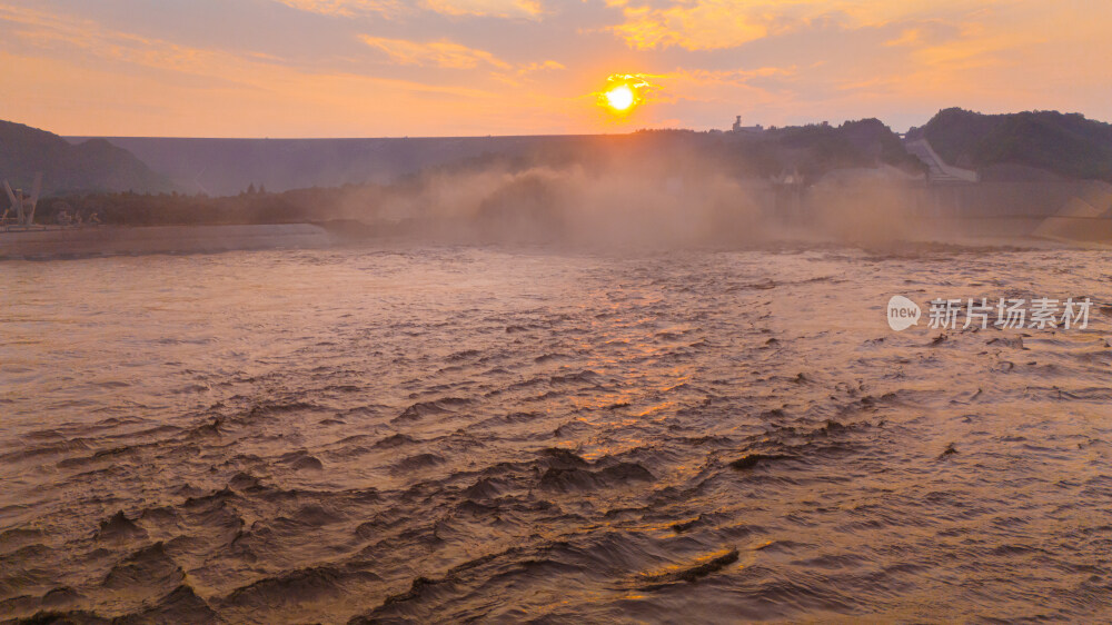 绝美史诗黄河小浪底水库实拍