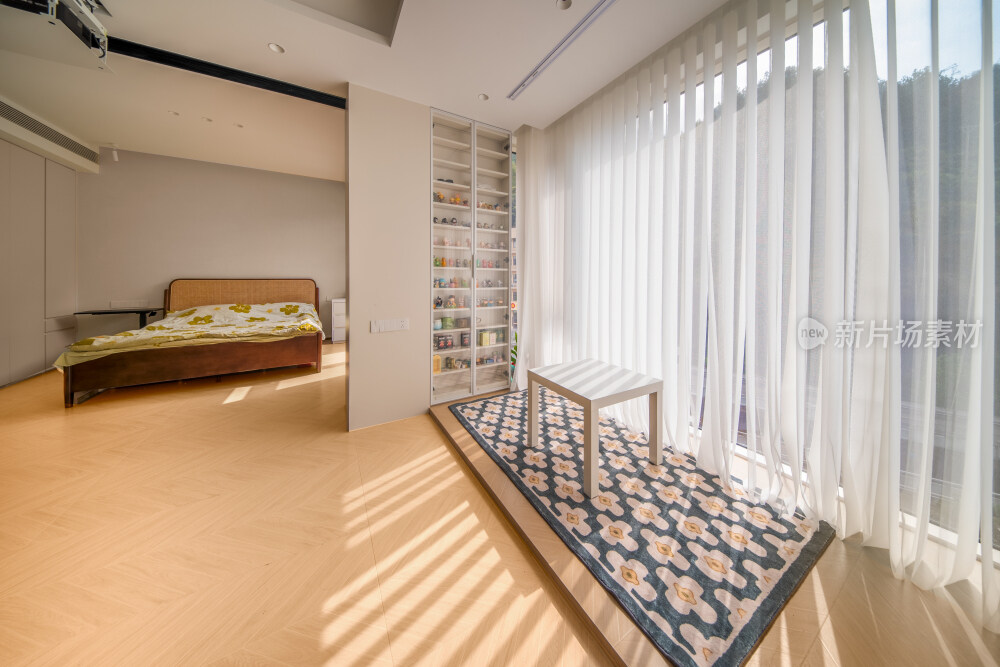 样板房极简温馨卧室