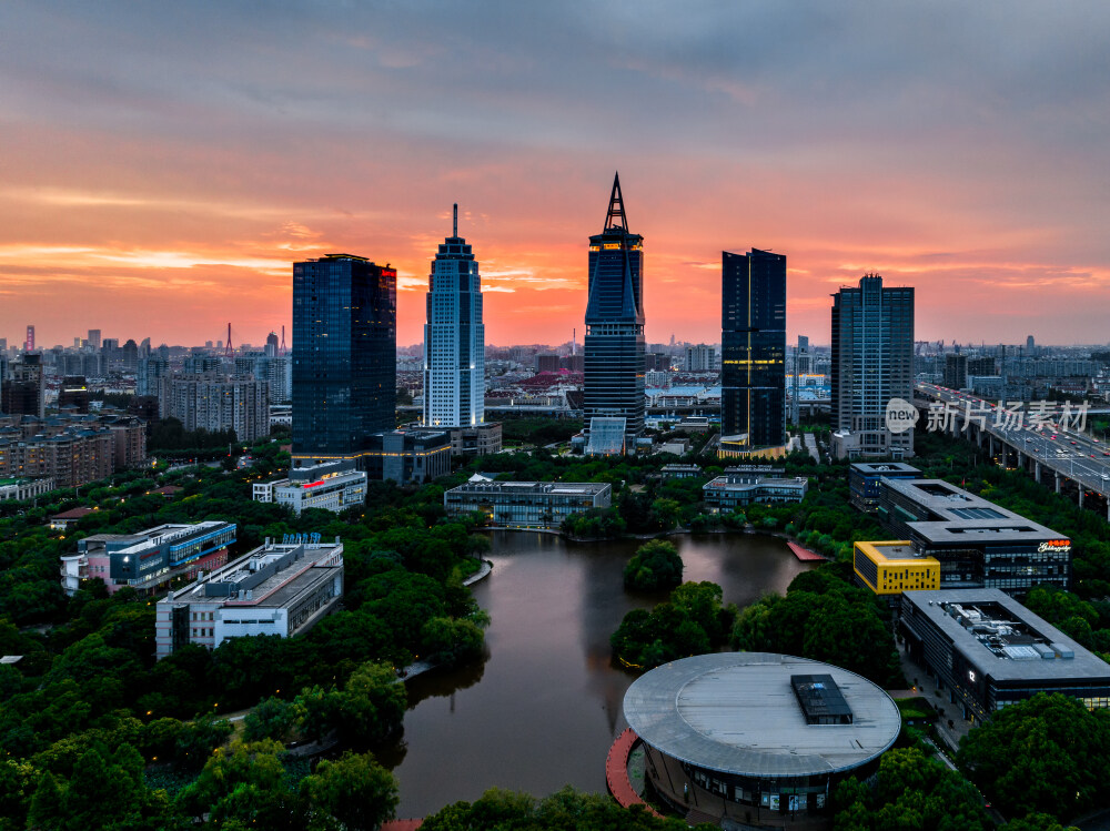 上海浦东金桥城市副中心航拍宣传片