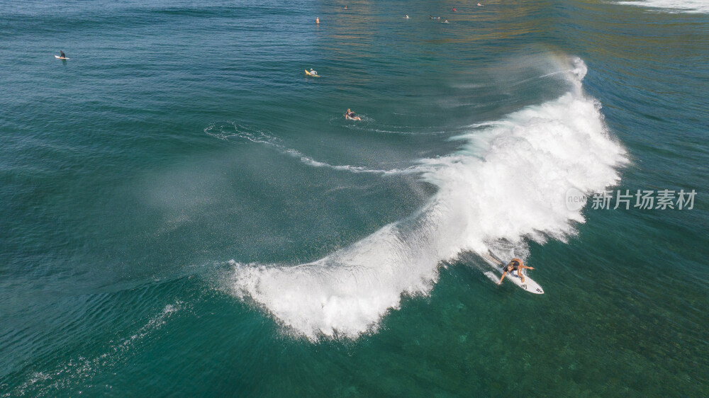 户外运动冲浪海南