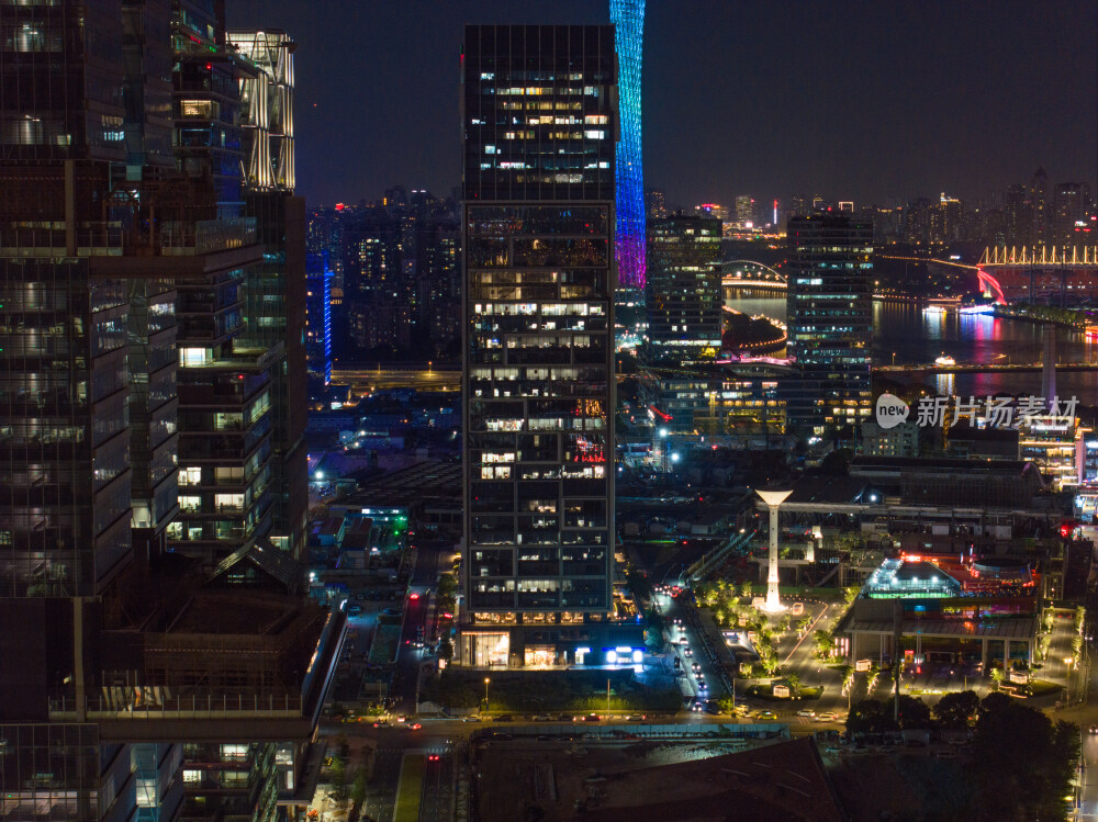 磨碟沙写字楼夜景
