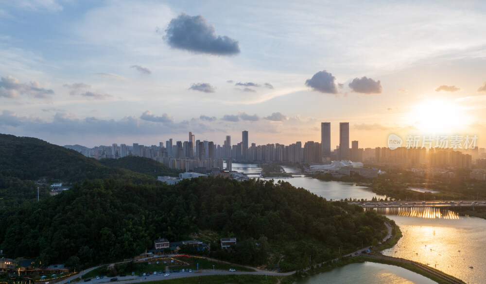 长沙梅溪湖国际新城全景