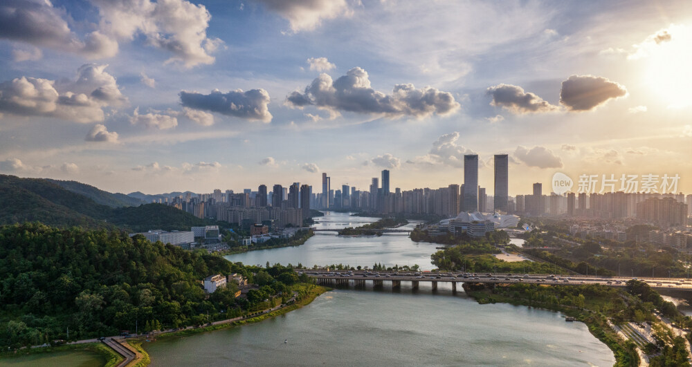 长沙梅溪湖国际新城全景